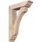Ekena Millwork Legacy Traditional Smooth Bracket w/ Offset Brace, Douglas Fir, 5 1/2"W x 20"D x 28"H BKT0604X20X28LEC01SDF - alternate 1